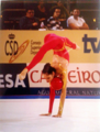 Anna Bessonova en el Mundial de Madrid (2001).