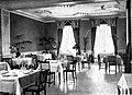 Innenarchitektur des Frühstückssaals im Jugendstil nach Entwürfen von Klein & Dörschel, um 1900