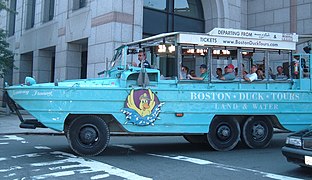 דגם "DUKW" בגרסה אזרחית בבוסטון, ארצות הברית