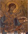 Freska znázorňující archanděla Michaela