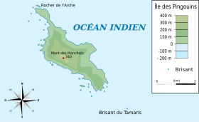 Carte de l'île des Pingouins.