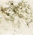 Karikerte fysiognomistudier av Leonardo da Vinci (1452–1519)