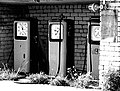 Old gas pumps from Soviet Union