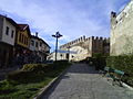 Part of the walls with one of the surviving gates on the background