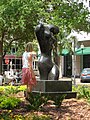 "Torso", After being exhibited at Sarasota's Season of Sculpture, the City of Sarasota placed the sculpture at Shelby's Five Point Park in the center of downtown Sarasota. Then relocated for a number of years at The von Liebig Art Center in Naples, Florida.