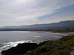 Blick auf den Strand von Arealonga