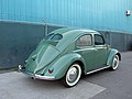 Bahagian belakang 1949 VW Bug yang telah dipulihara