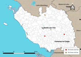 Carte des communes avec sites Seveso