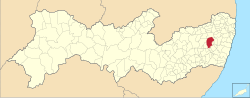 Location in the state of Pernambuco