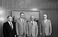 Jaromír Obzina (second from left, tallest man in the picture)