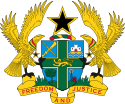 Coat of arms of Ghana.