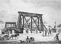 Гравура моста, тридесете године 19. столећа