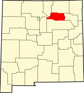 Localisation de Comté de Mora(Mora County)