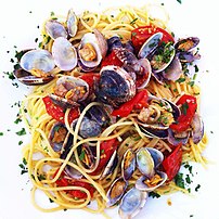 Spageti saus kerang