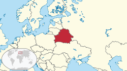 Location of Belarus