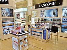 Lancôme counter sa DFS Galleria Customhouse sa Auckland, New Zealand