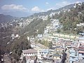 Gangtok aus der Seilbahn heraus gesehen