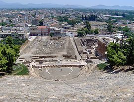 View of Argos, seen from the ancient theatre