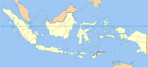 Amboina på en karta över Indonesien