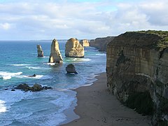 Los Doce Apóstoles en la costa del estado de Victoria