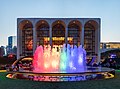 Image 101Lincoln Center during Pride at dusk