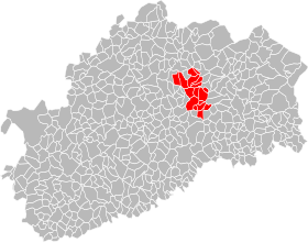 Localisation de Communauté de communes du pays de Saulx