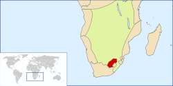 Ligging of Oranjerivier-soewereiniteit