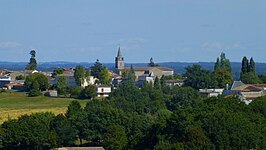 Gezicht op Montlieu-la-Garde