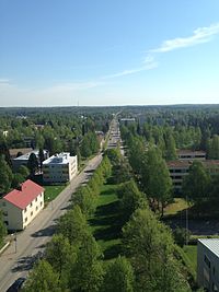 Pieksämäki from the water tower