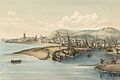 Аберистуиттагы порт. Бөекбритания, 1850 елгы рәсем