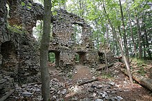 Blansek castle ruins