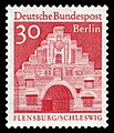 Ausgabe der Deutschen Bundespost Berlin am 17. Februar 1967 (Auflage 45.000.000)