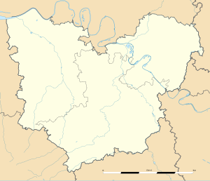 勒梅尼勒茹爾丹在厄爾省的位置
