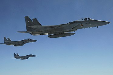 F-15Js of 204 Sqn in flight (2010)