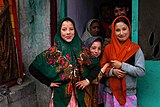 K22. Muslim girls in hijab in Kargil, Jammu and Kashmir