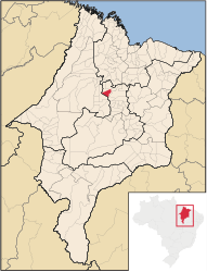 Olho d'Água das Cunhãs – Mappa