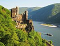 Burg Rheinstein, o primeiro castelo reconstruído no século XIX