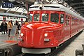 Roter Pfeil im Bahnhof Zürich