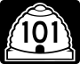 State Route 101 marker