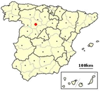 Letak Valladolid di Spanyol