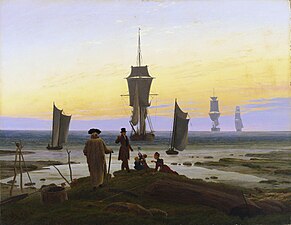 Caspar David Friedrich, Les Étapes de la vie, 1835.