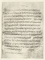 Codex Bobiensis, Lateinische Unziale, 4. Jahrhundert.