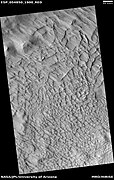 Wide view of large ridge network, as seen by HiRISE under HiWish program