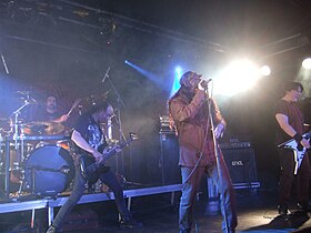 Helstar performing in 2009