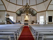 Alajärvi Church interior view towards the chancel