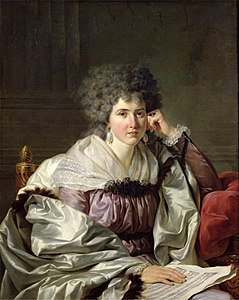 Jean-Charles Nicaise Perrin, Madame Nicaise Perrin, geborene Catherine Deleuze (um 1800).