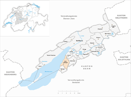 Sutz-Lattrigen – Mappa