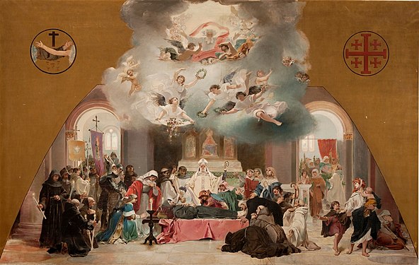 《方济各的逝世》，1885年