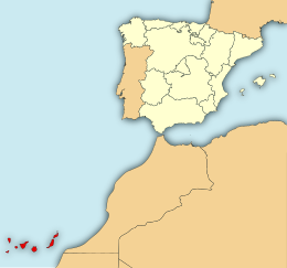 Isule Canarie – Localizzazione
