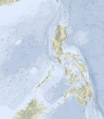 Physikalische Karte der Philippinen